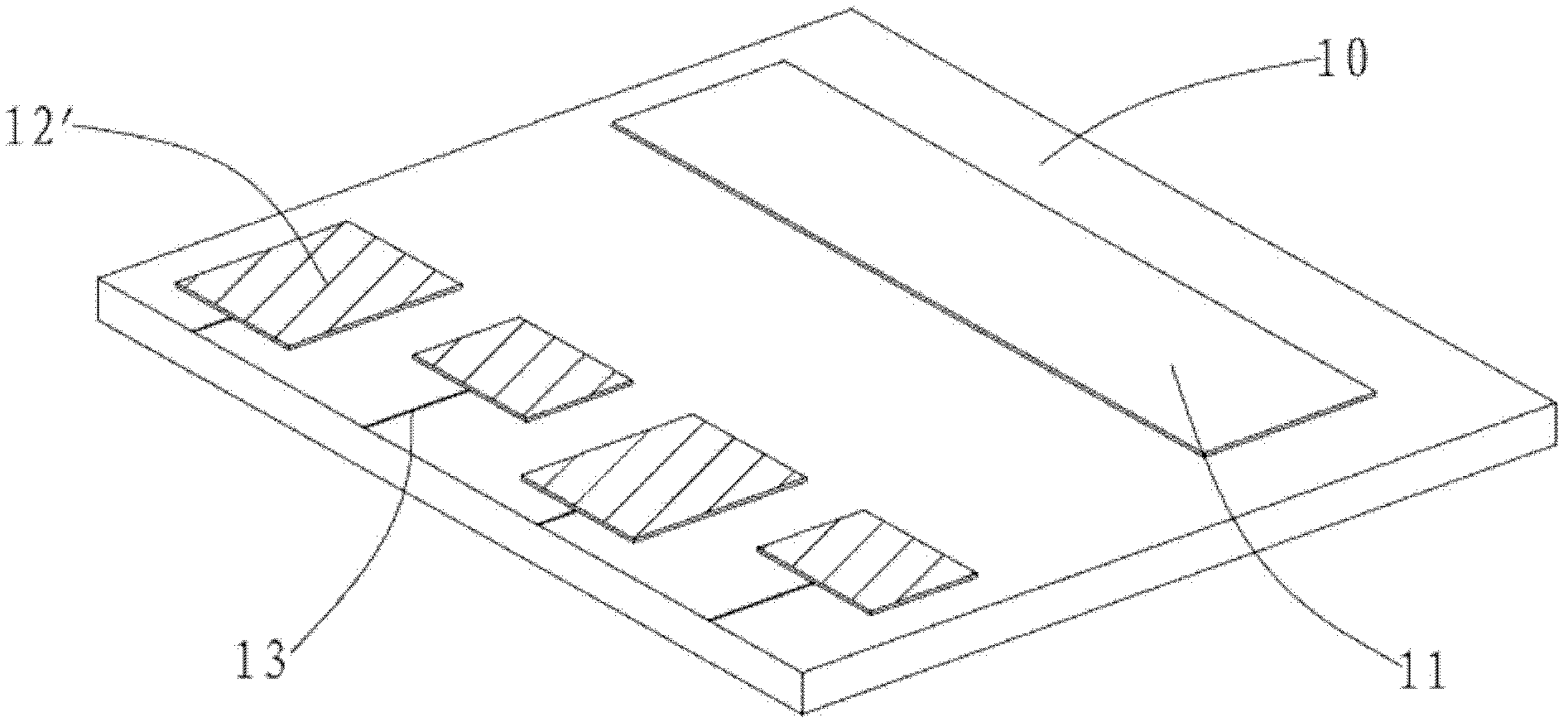 Method for manufacturing gold finger circuit board