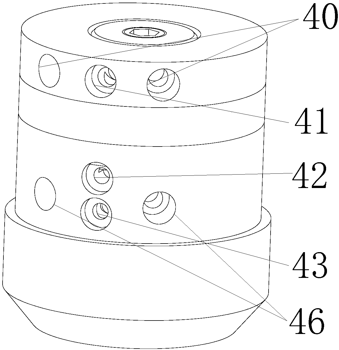 Material barrel special machine