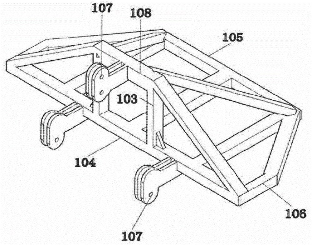 Soil tillage device with deep scarification and harrow smashing and leveling functions