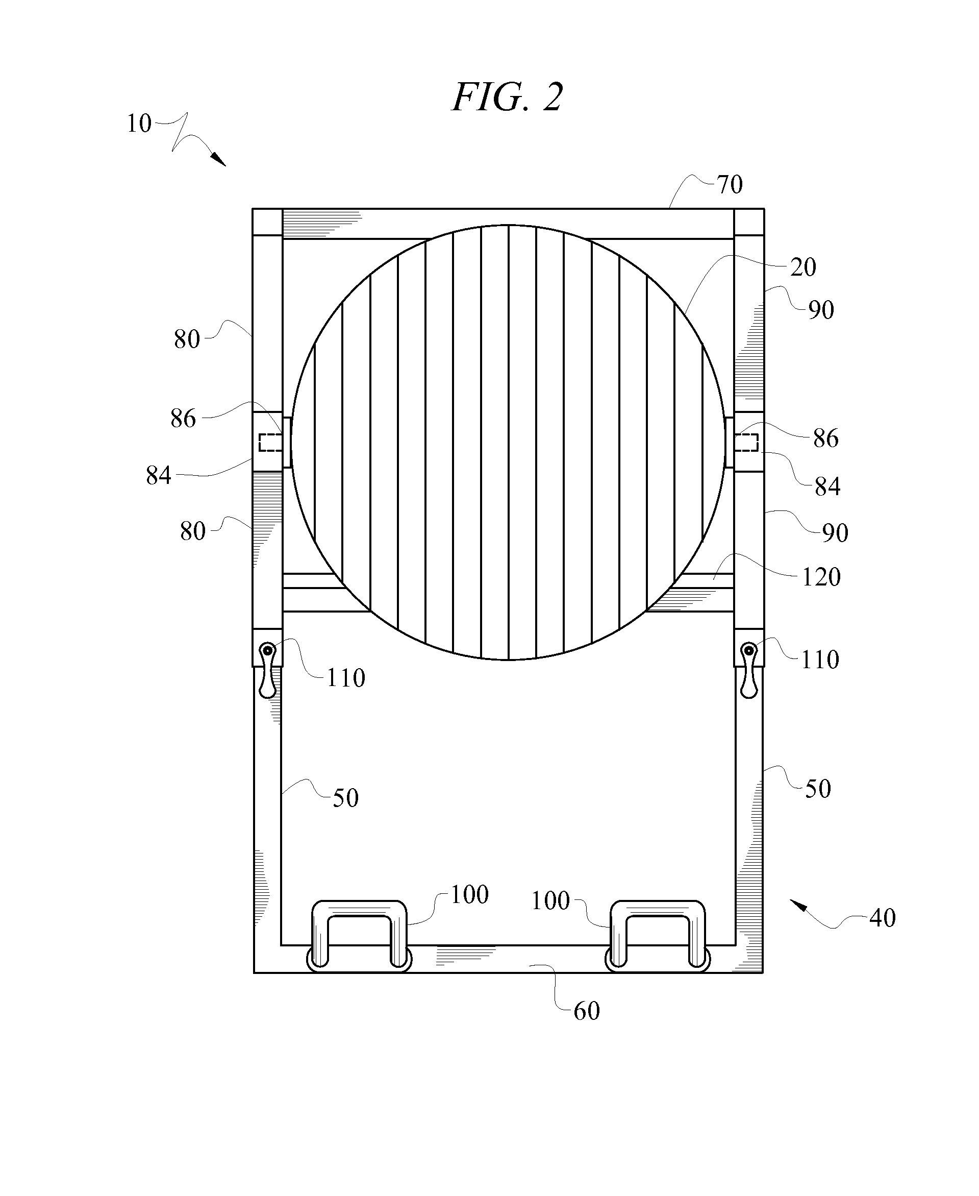 Exercise Ball Mounted for Rotation