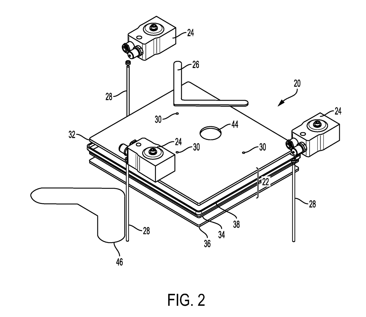 Vibrational densification of powder supply in additive manufacturing