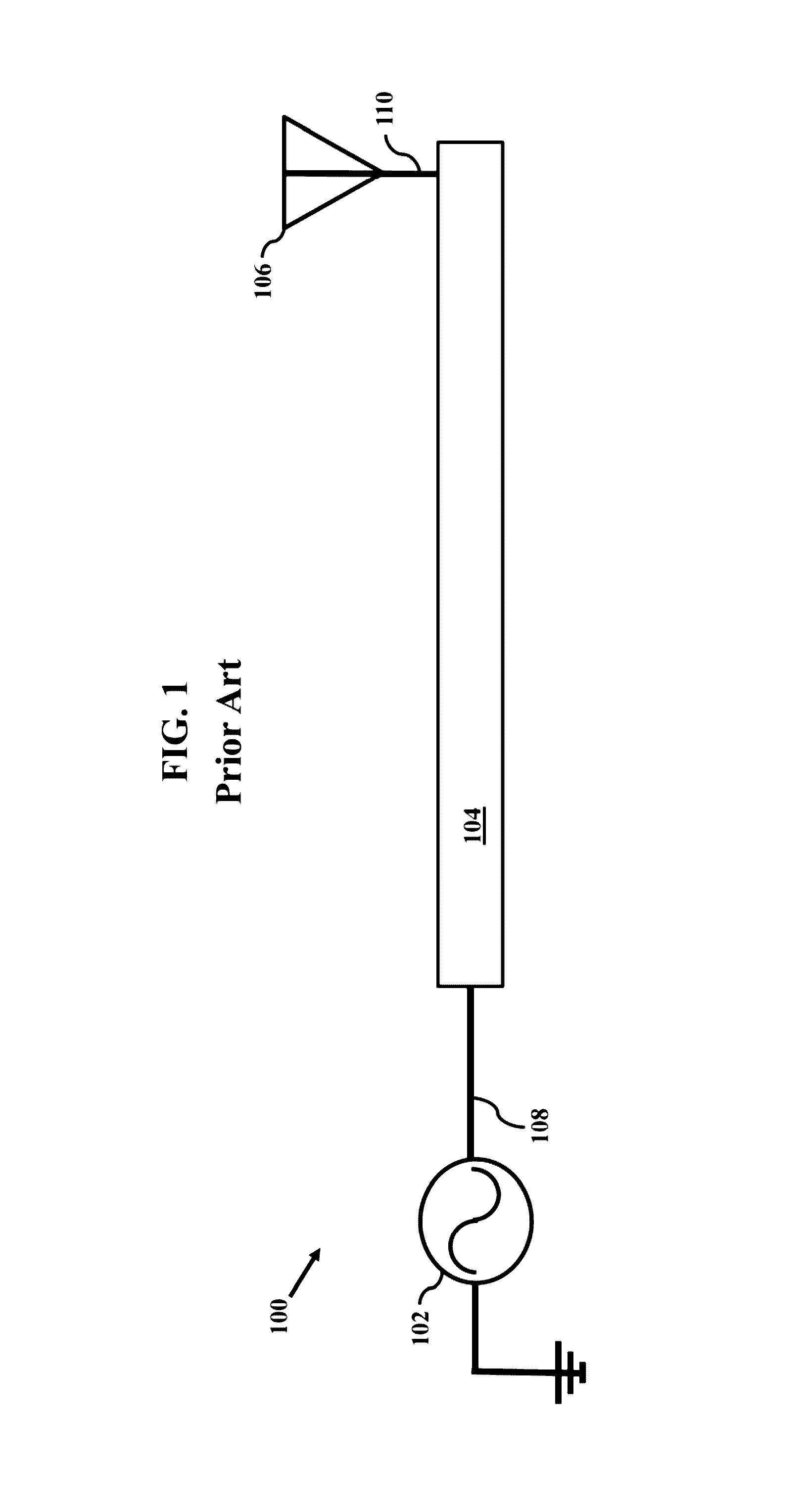 Transmission line transformer antenna