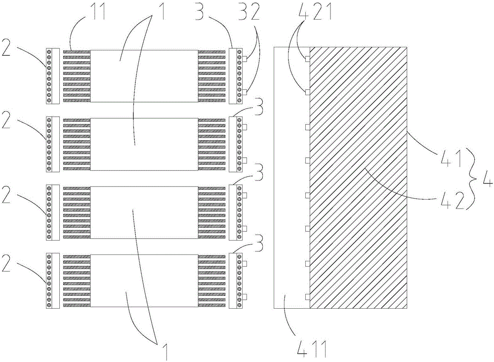 Detection device for composite steel belt of elevator