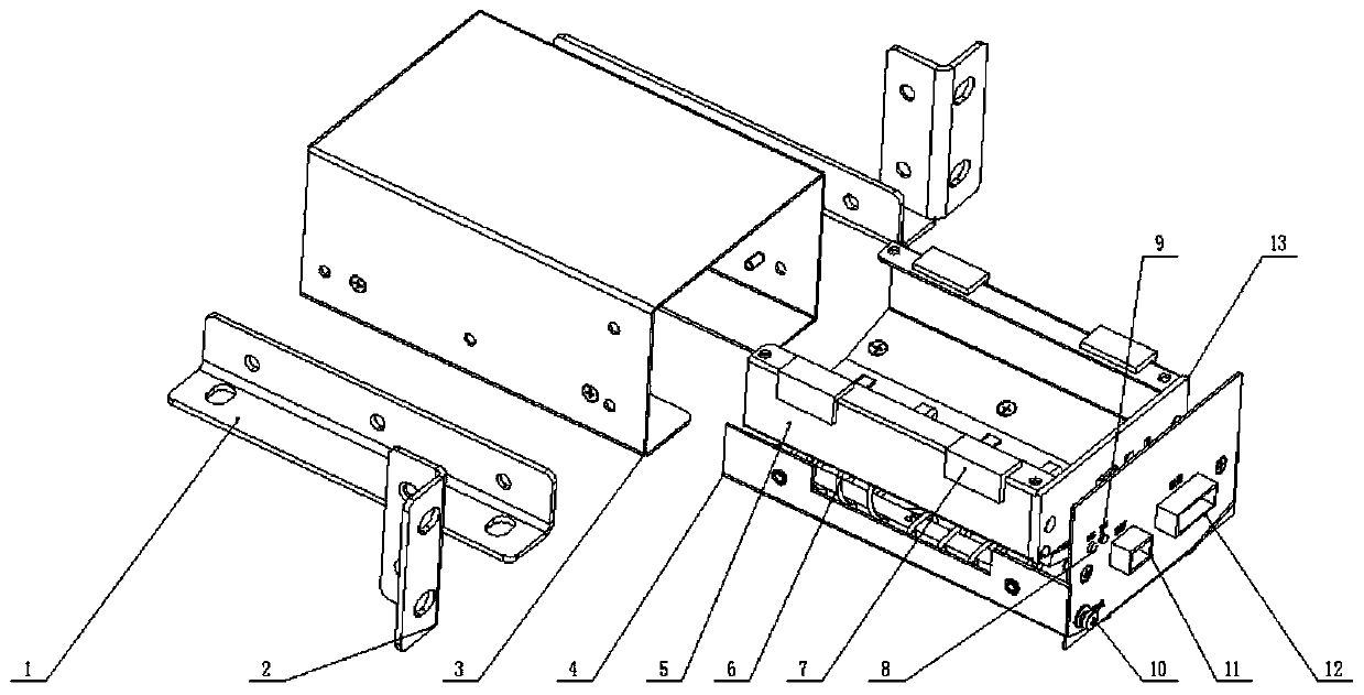 Vibration isolation hard disk box