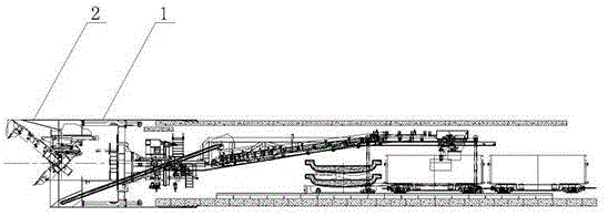 Special excavating equipment applicable to underground excavation construction of underground engineering