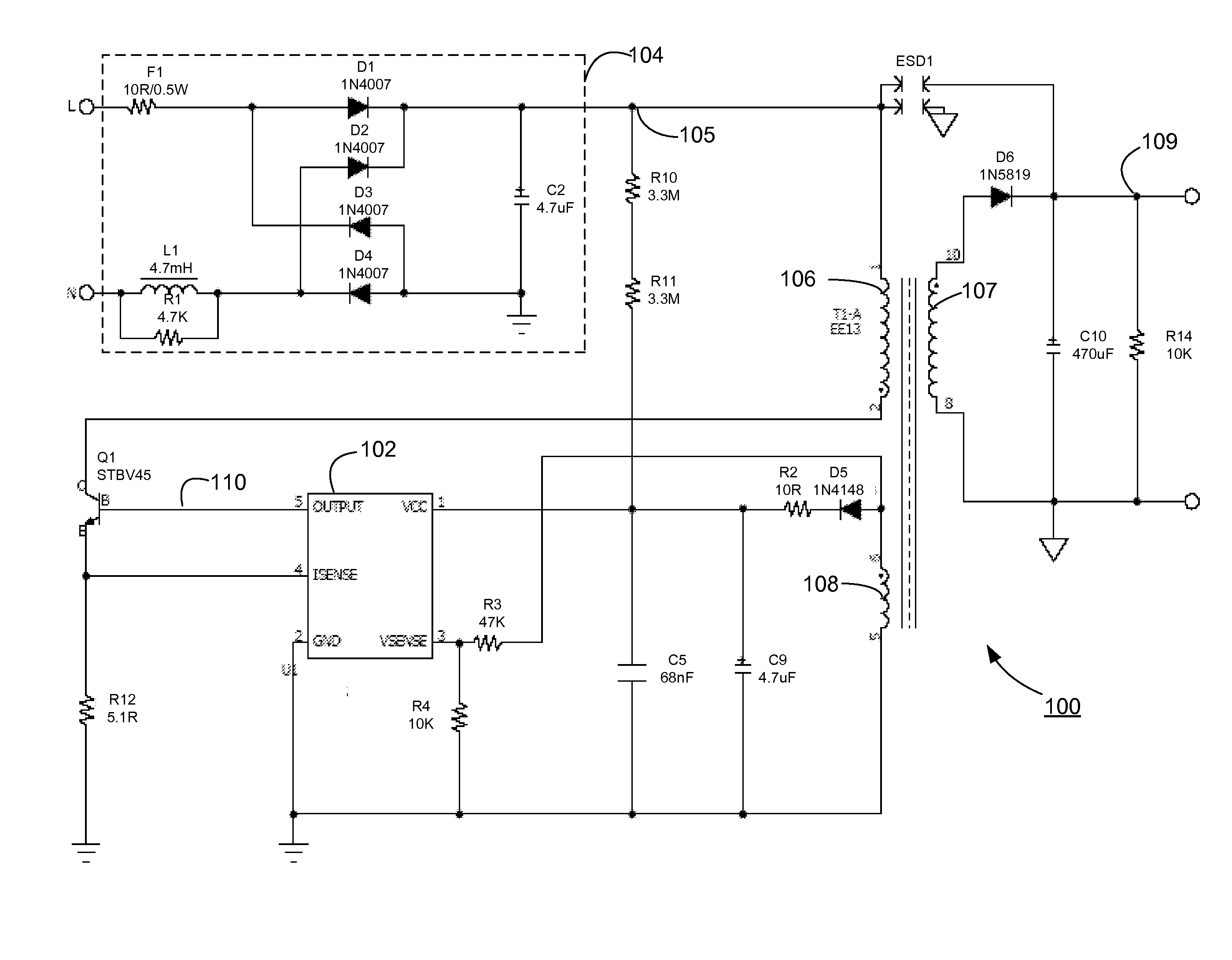 Adaptive multi-mode digital control improving light-load efficiency in switching power converters