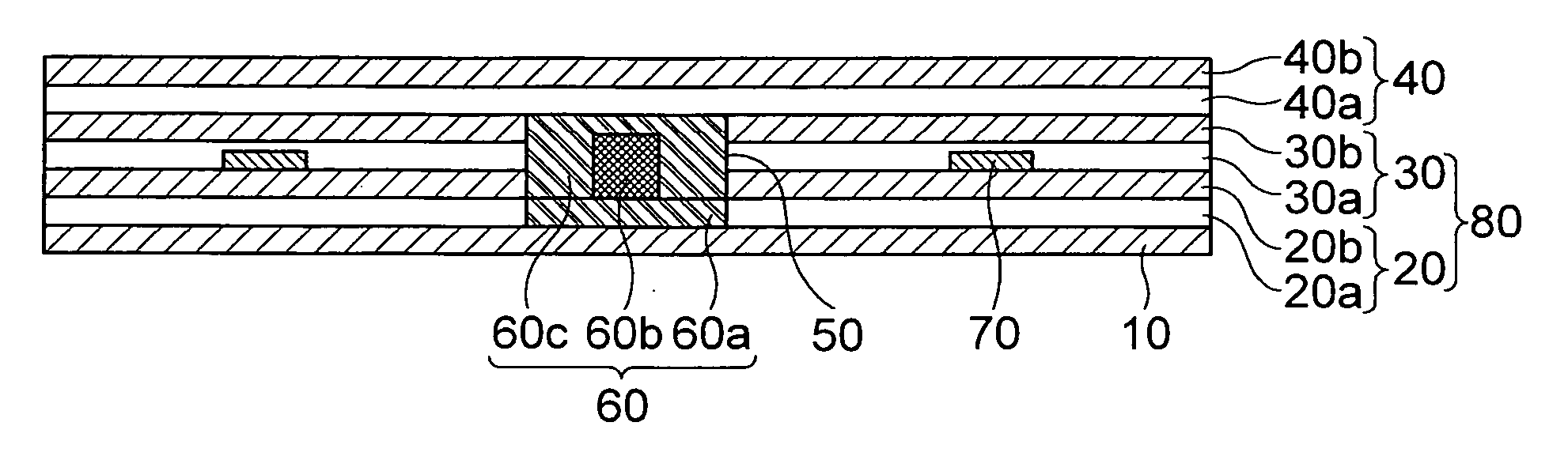 Printed circuit board for optical waveguides and method of manufacturing the same