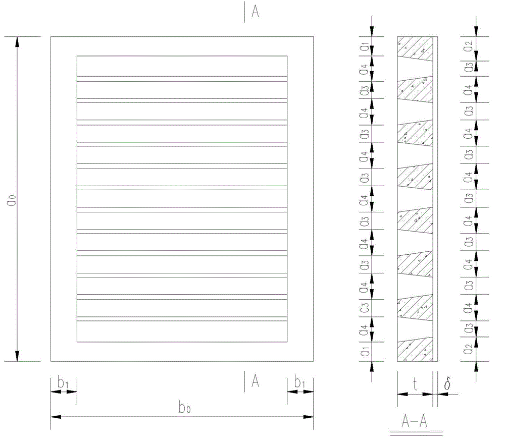 Water permeability concrete barrier board and preparation method thereof