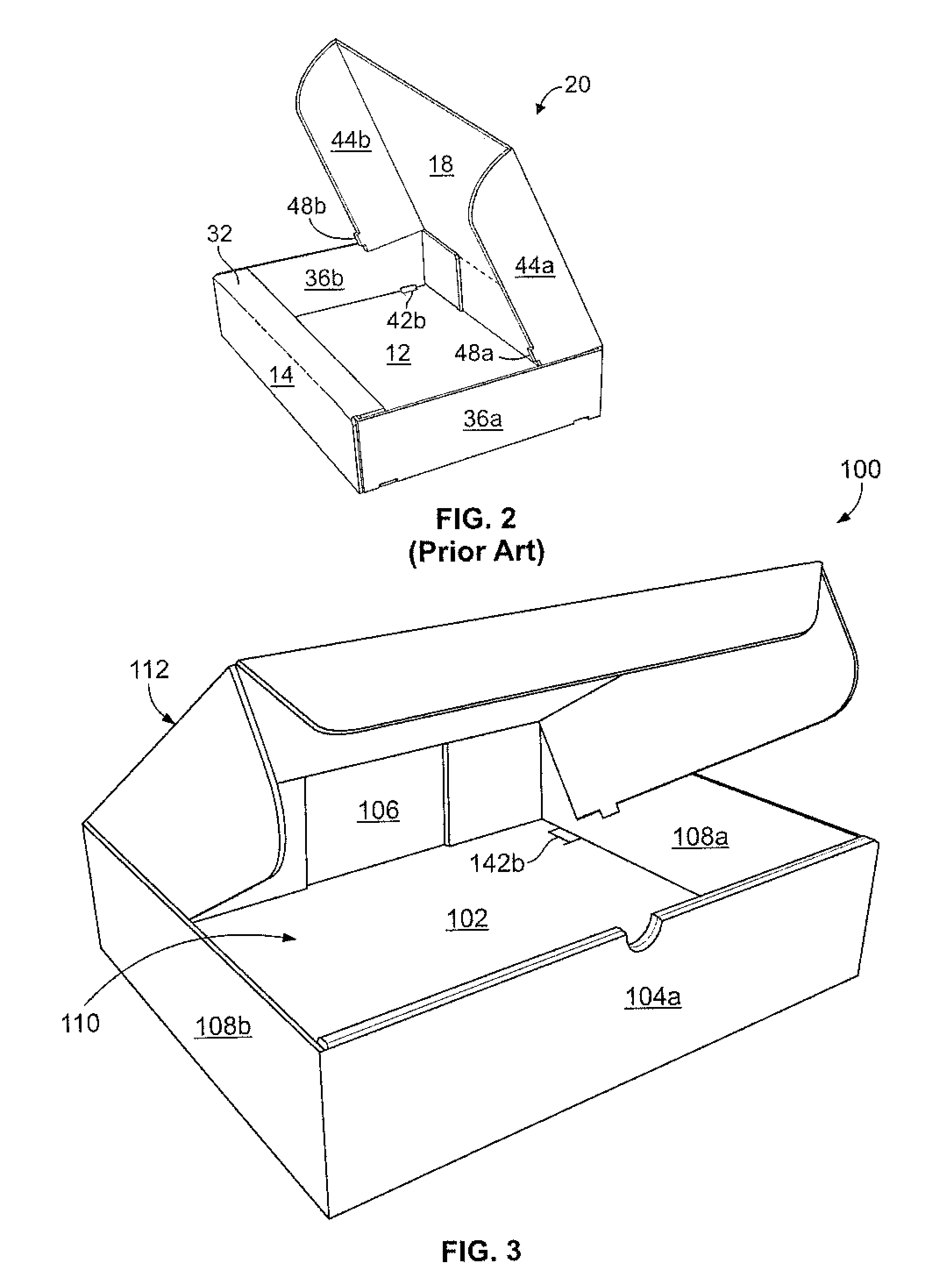 Front-rollover and hammer-lock container