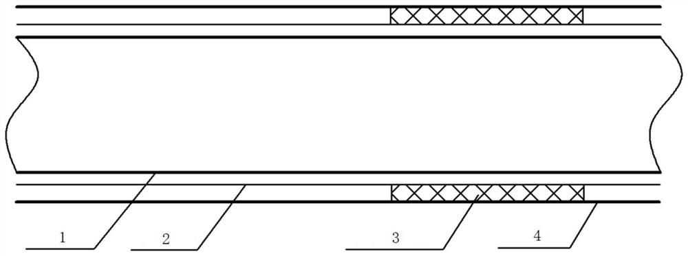 Simulation test method for influence of silicone grease on contraction of cold-shrinkable cable accessory