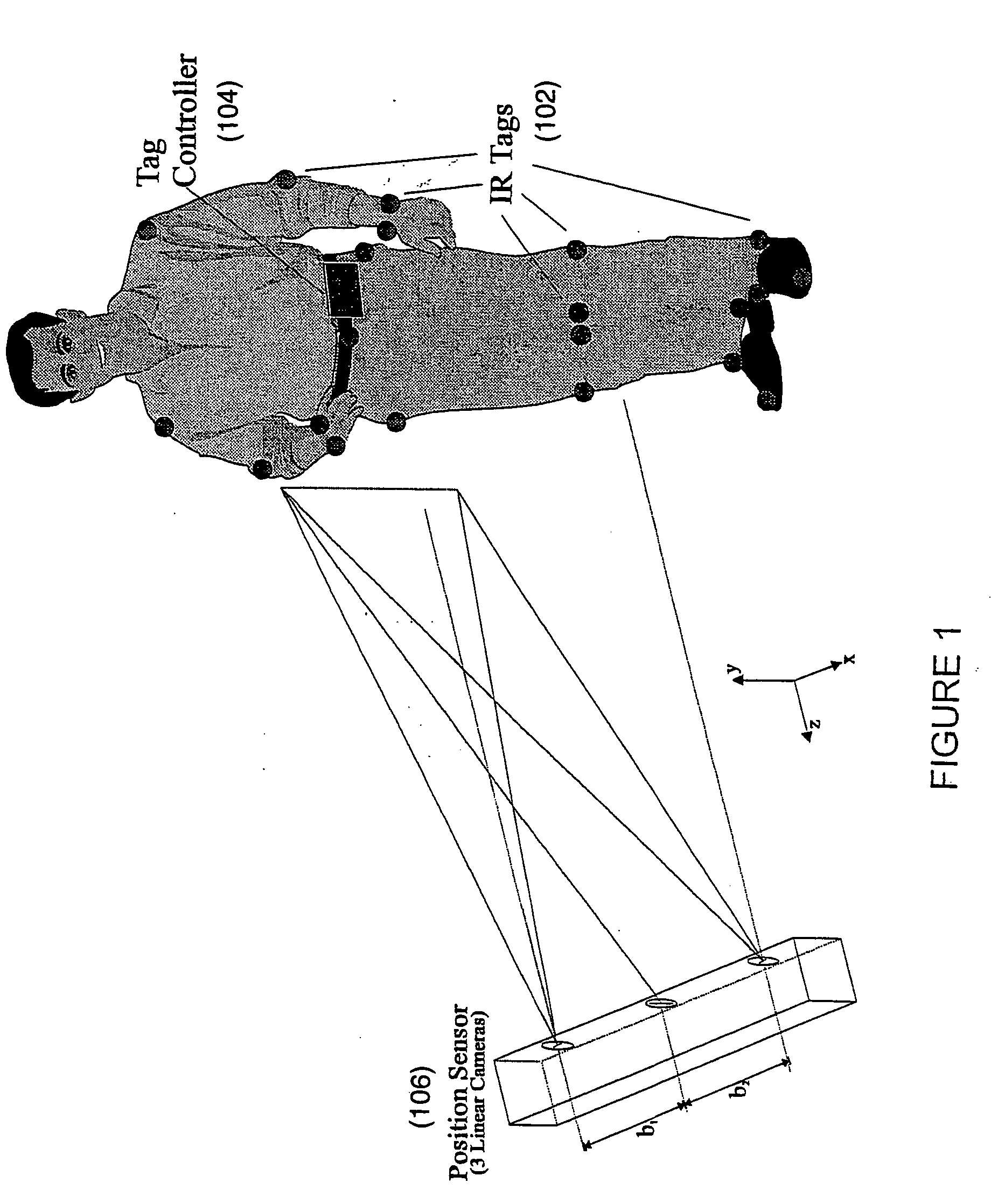 Optical body tracker