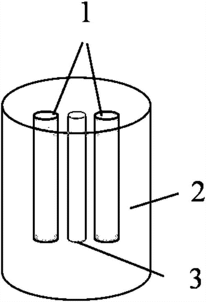 Metal-semiconductor-glass opto-electronic optical fiber and preparation method thereof