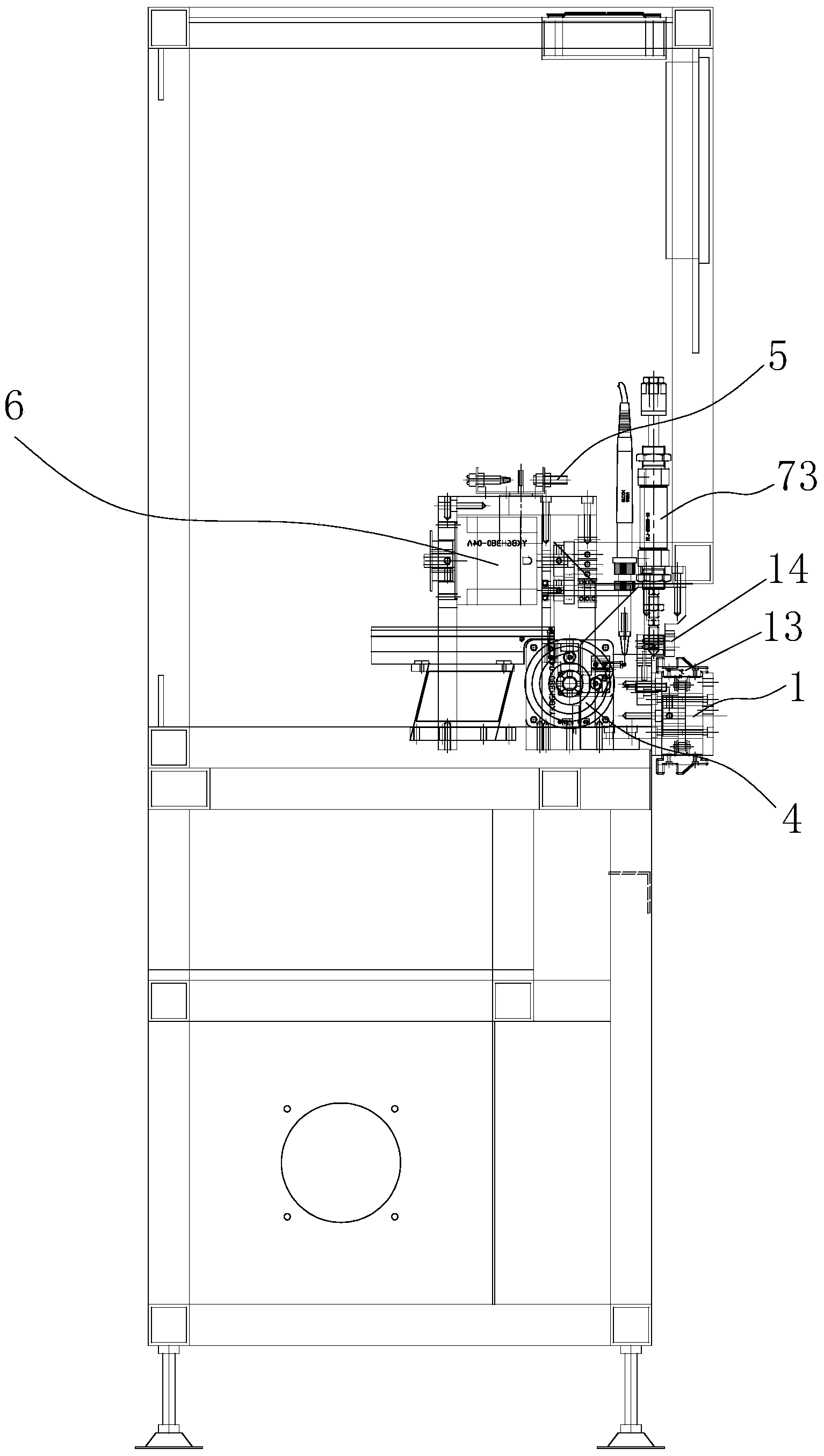 Automatic welding machine of DC wire