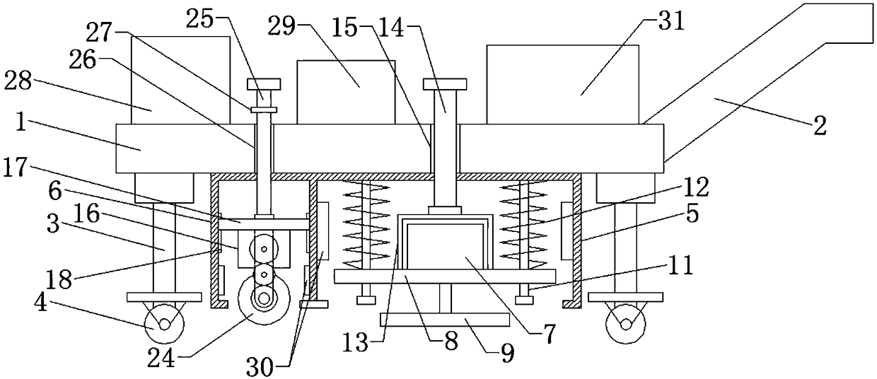 Freely-adjusted concrete polishing machine for building