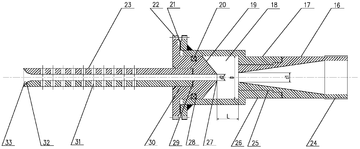 Low-permeability oil reservoir non-mixed-phase gas-water alternate injection and fluctuation depressurization augmented injection device and method