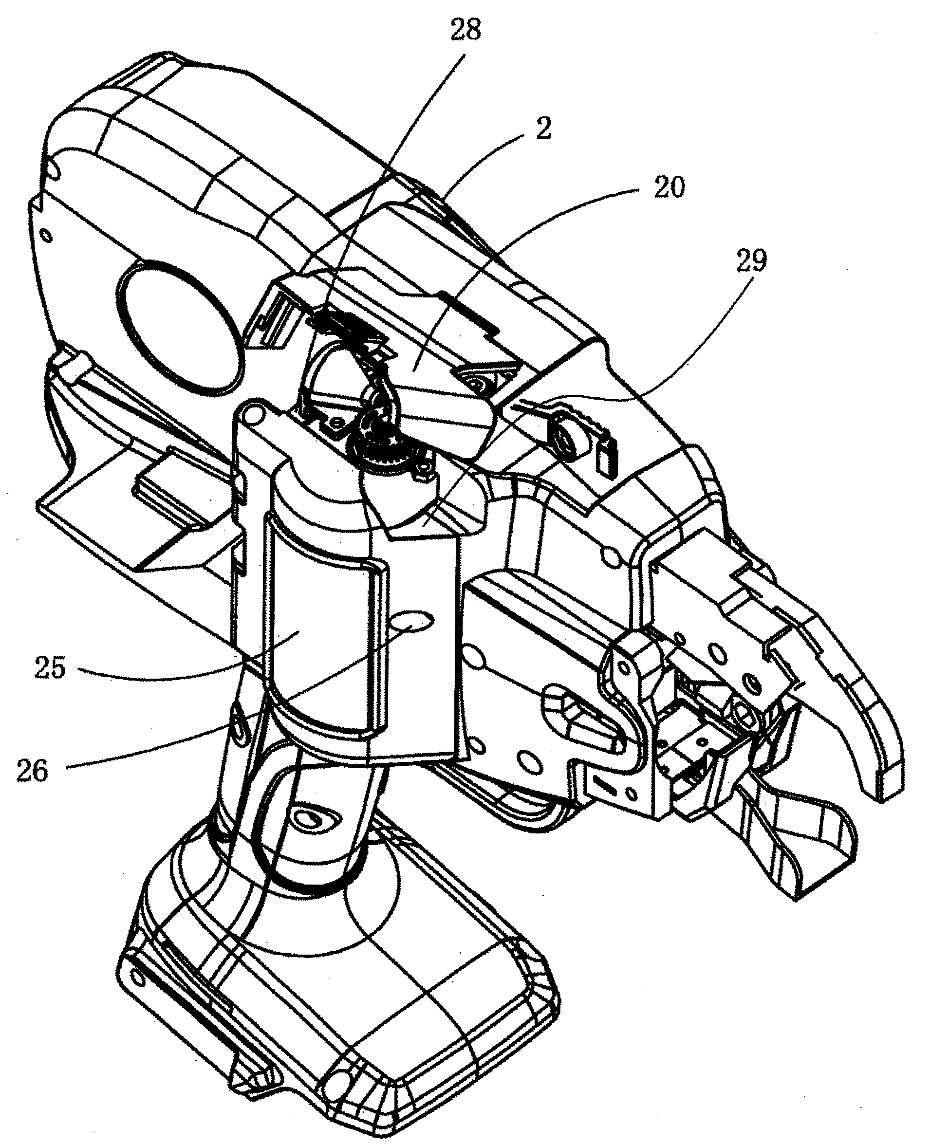 Reinforcing bar binding machine