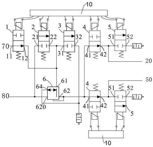 Brake pressure control module of steering axle and control method thereof