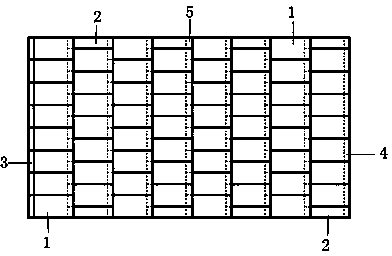 Vertical stagger clamping masonry wall