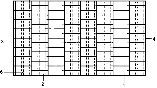 Vertical stagger clamping masonry wall