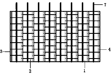 Vertical stagger clamping masonry wall