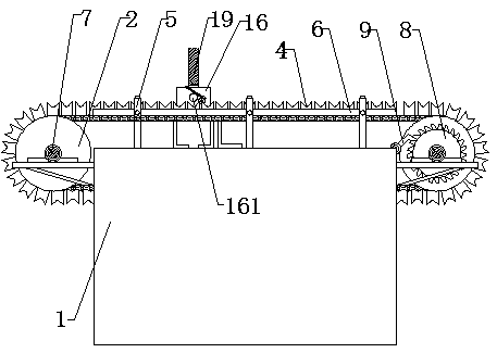 A screening mechanism for jujube processing