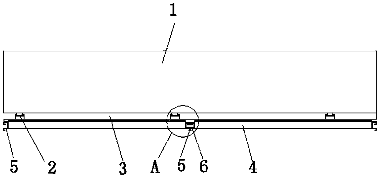 Mounting structure for fabricated hung wall surface