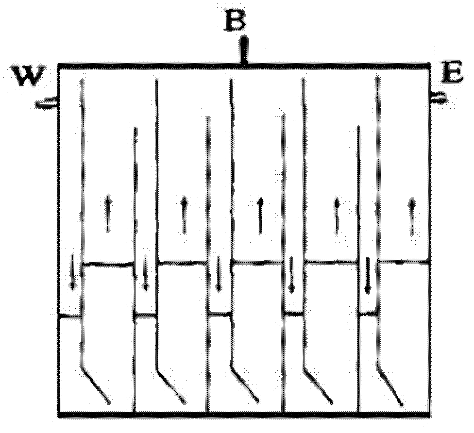 Baffling anaerobic reactor and sewage treatment unit applying the same