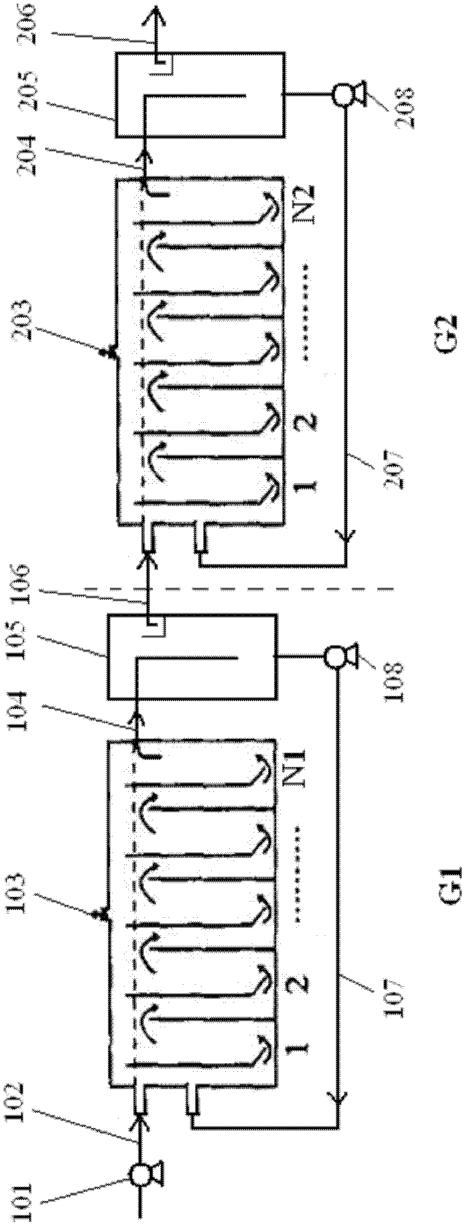 Baffling anaerobic reactor and sewage treatment unit applying the same