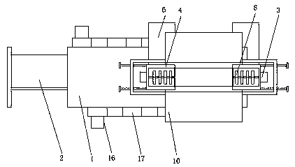 Hairy root removing device for iron stick yam harvesting