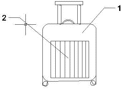 Iris identity recognition luggage case