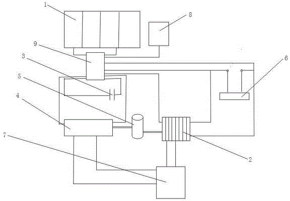 Photovoltaic and fuel cell combined generating system