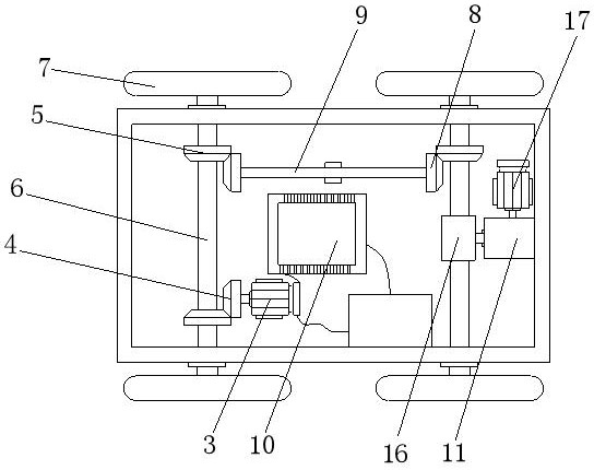 Intelligent maintenance automatic lifting and shifting device