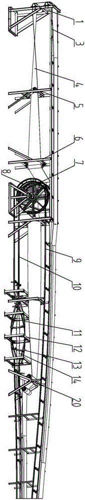 Rail belt-type conveyor with rotary wheel structures