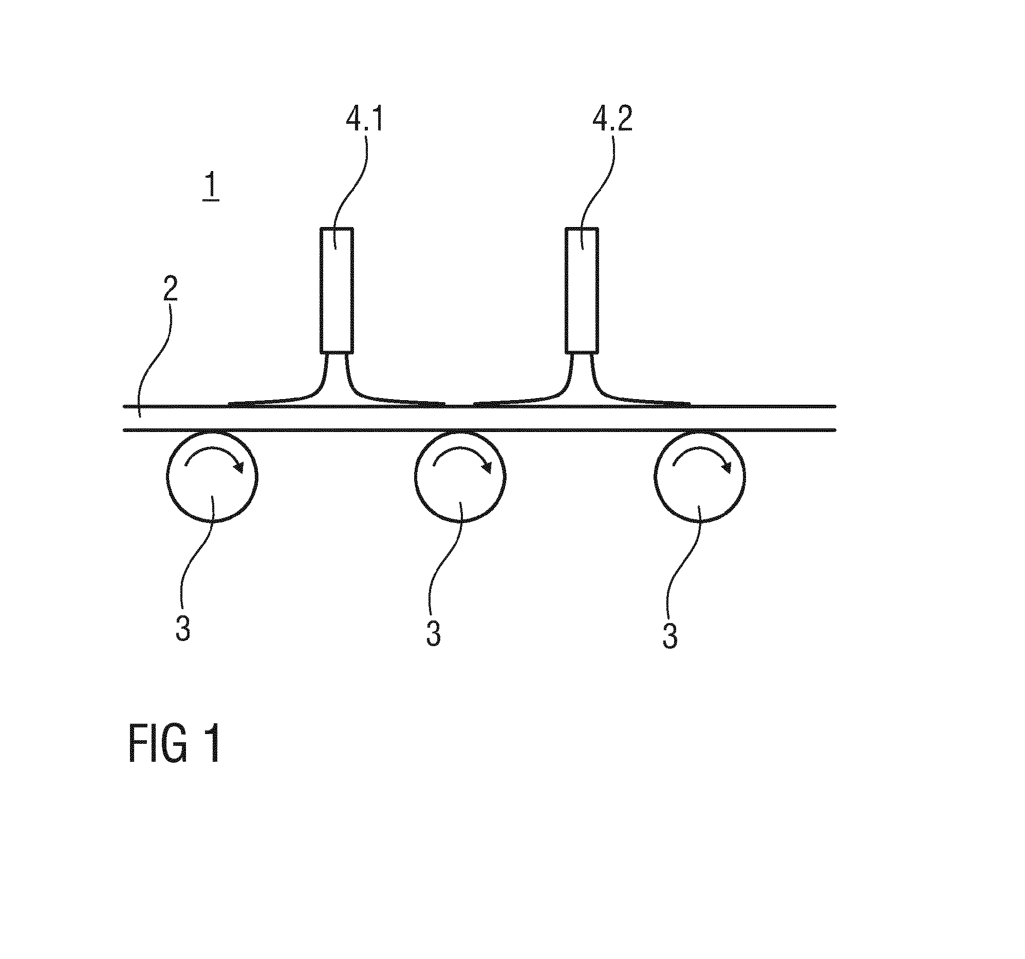 Method and device for coating a float glass strip