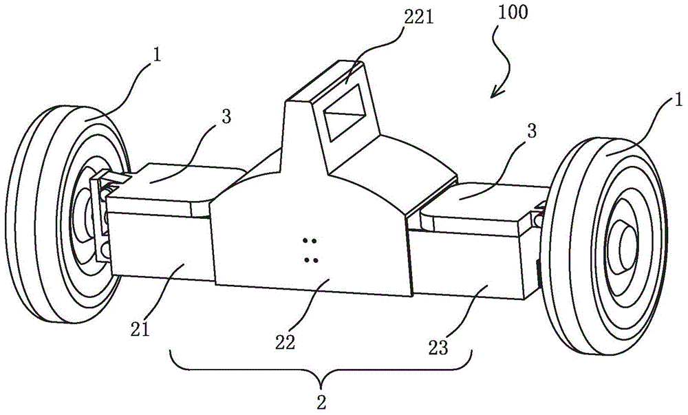 Transformable self-balancing two-wheeled electric vehicle