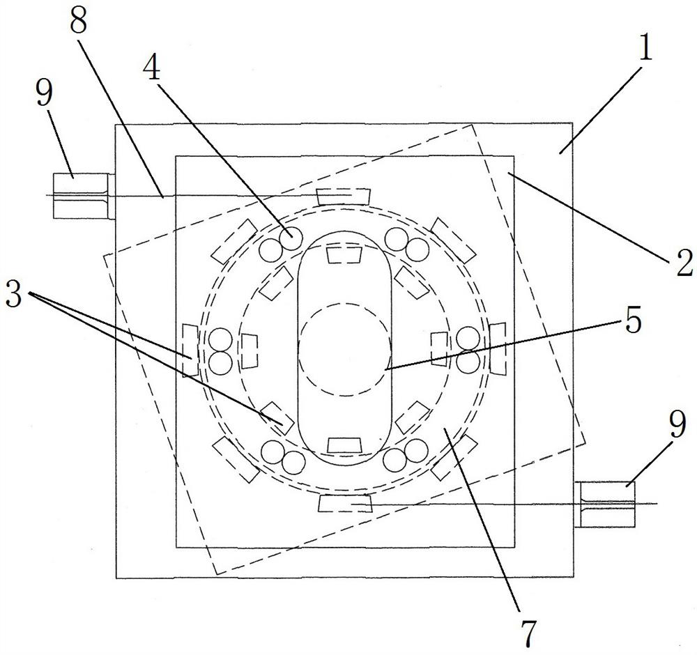 Construction process of bridge downward turning method swivel bearing system