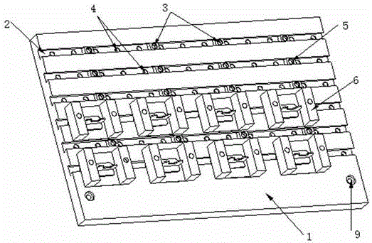 Measuring machine clamp for batch measurement