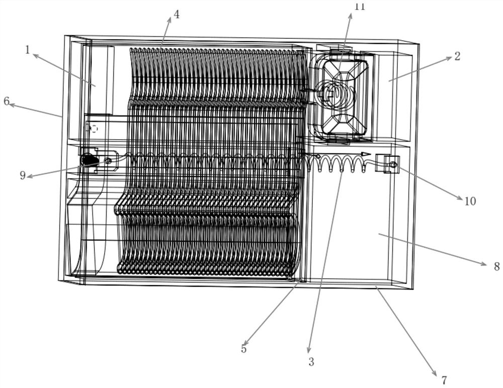 Automatic dental floss box and using method