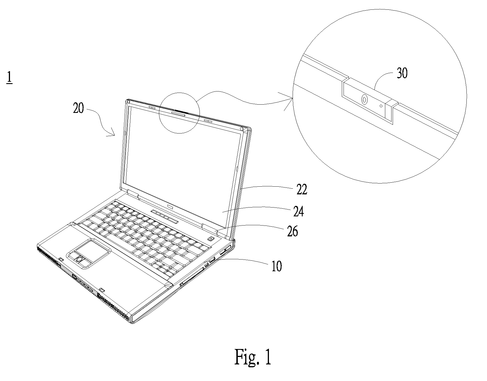 Notebook with mini-projector