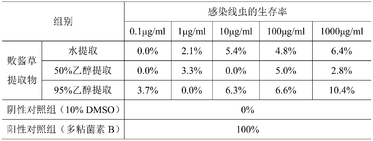 Application of patrinia herb extract in preparation of anti-drug resistant Acinetobacter baumannii drug