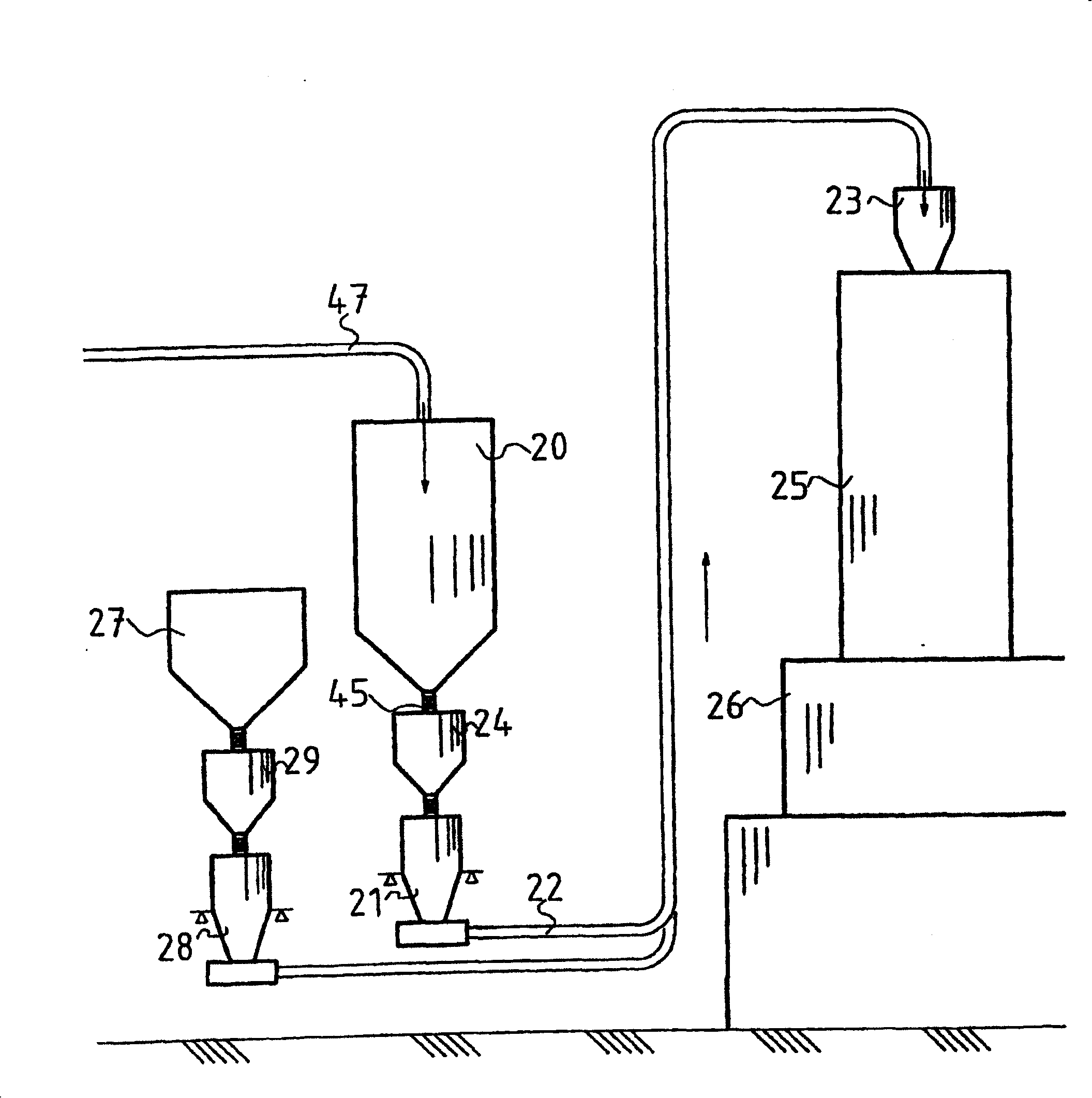 Supply system for suspension smelting furnace