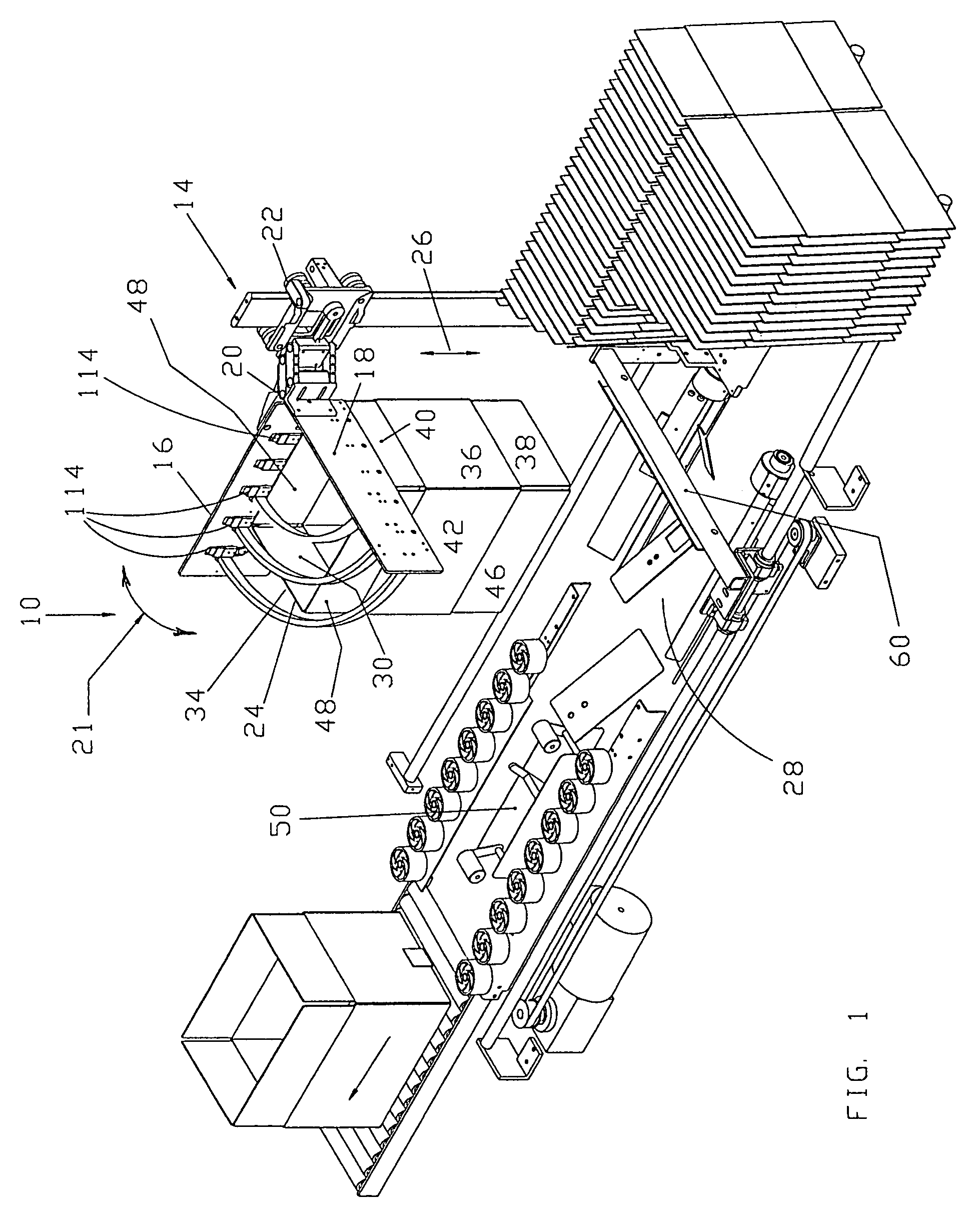 Thickness adjustment and stabilizer bar system for a case erector