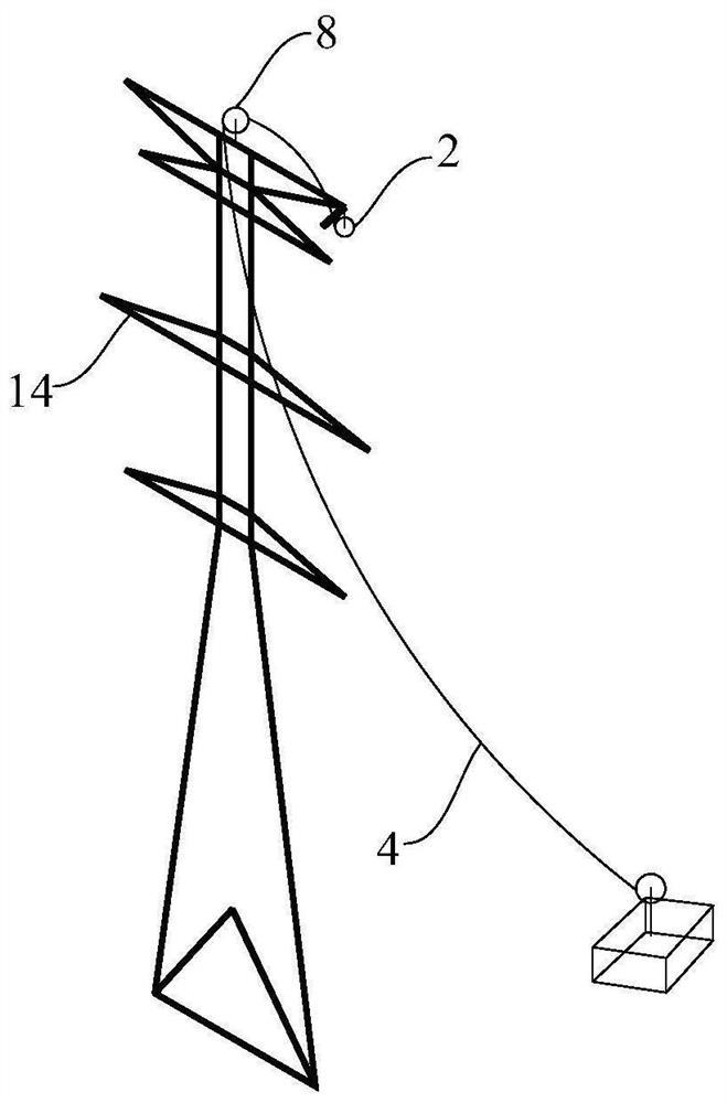 Overhead ground wire replacement method