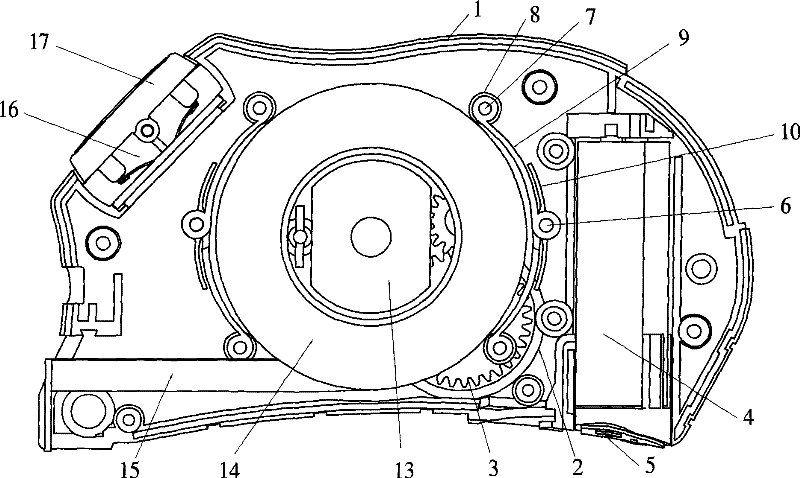 Electric measuring tape