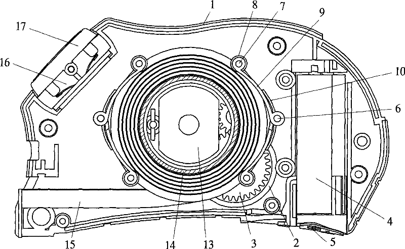 Electric measuring tape