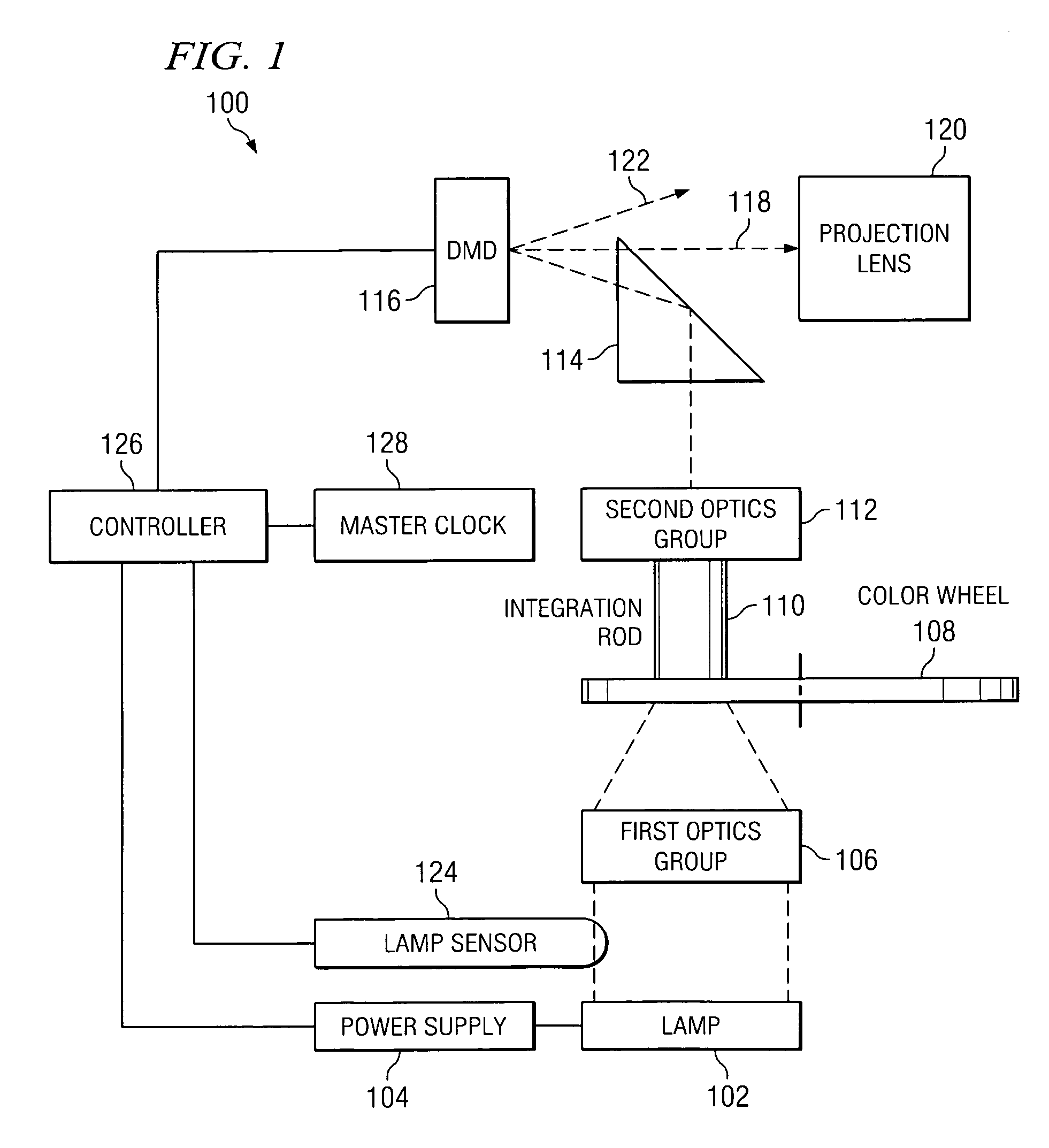 System and method for increasing bit-depth in a video display system using a pulsed lamp