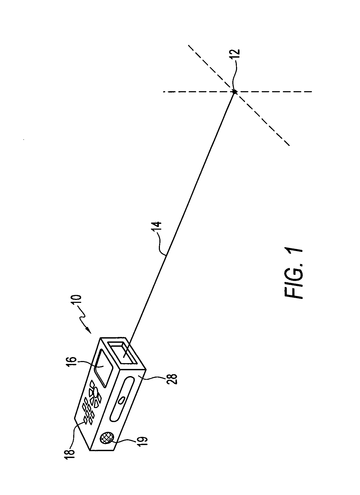 Handheld optical distance measurement device