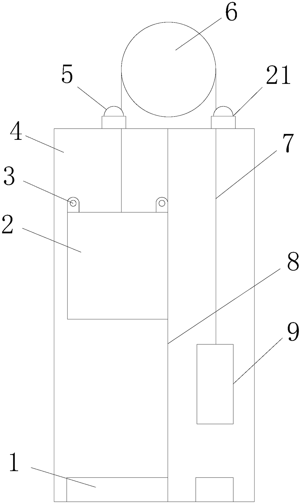 Anti-falling protection device of elevator