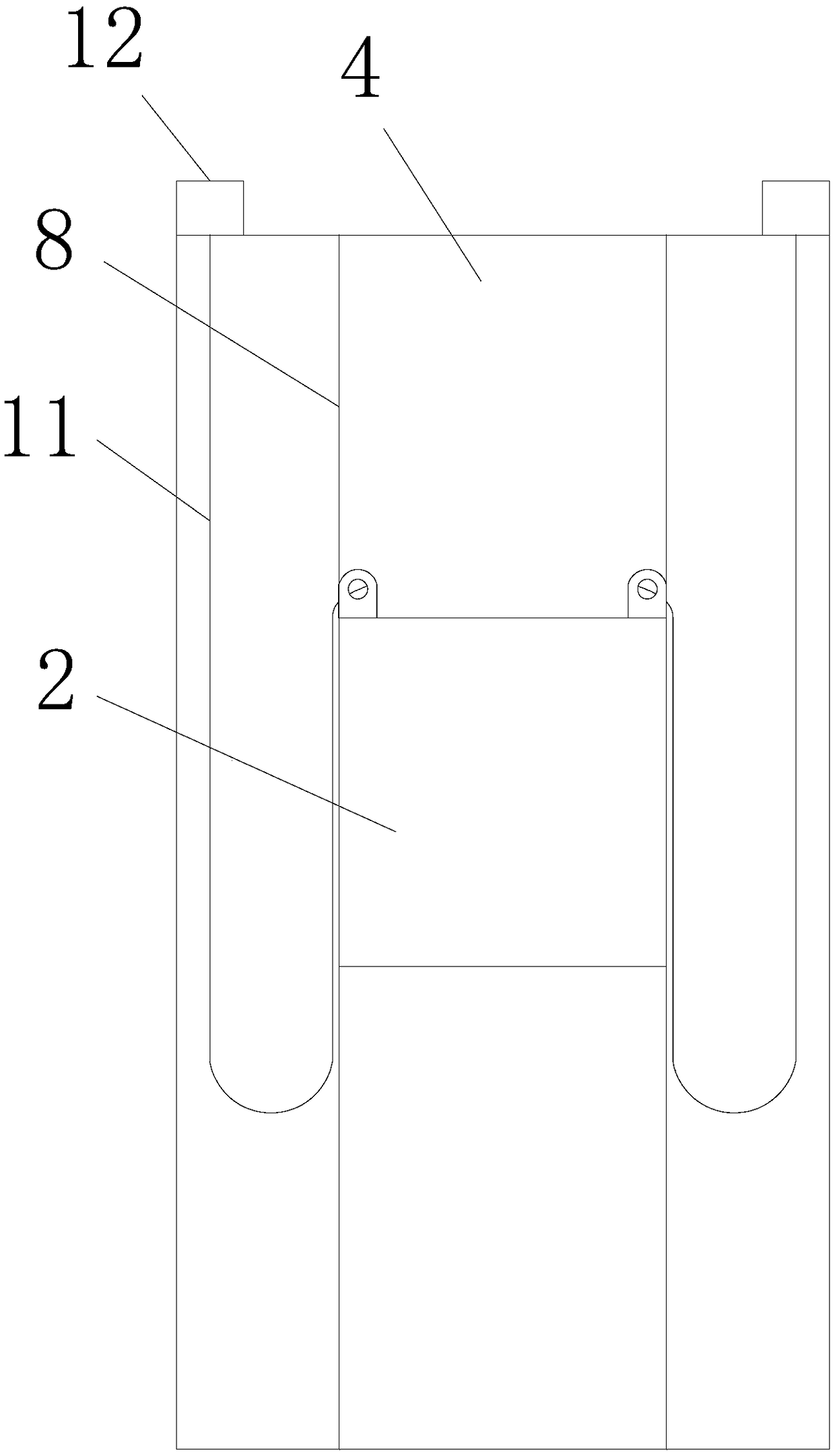 Anti-falling protection device of elevator