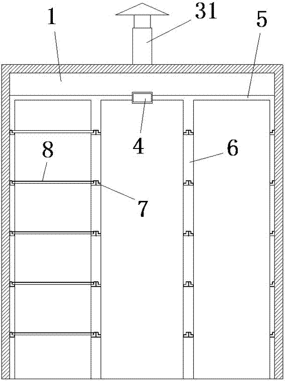 Tobacco curing room